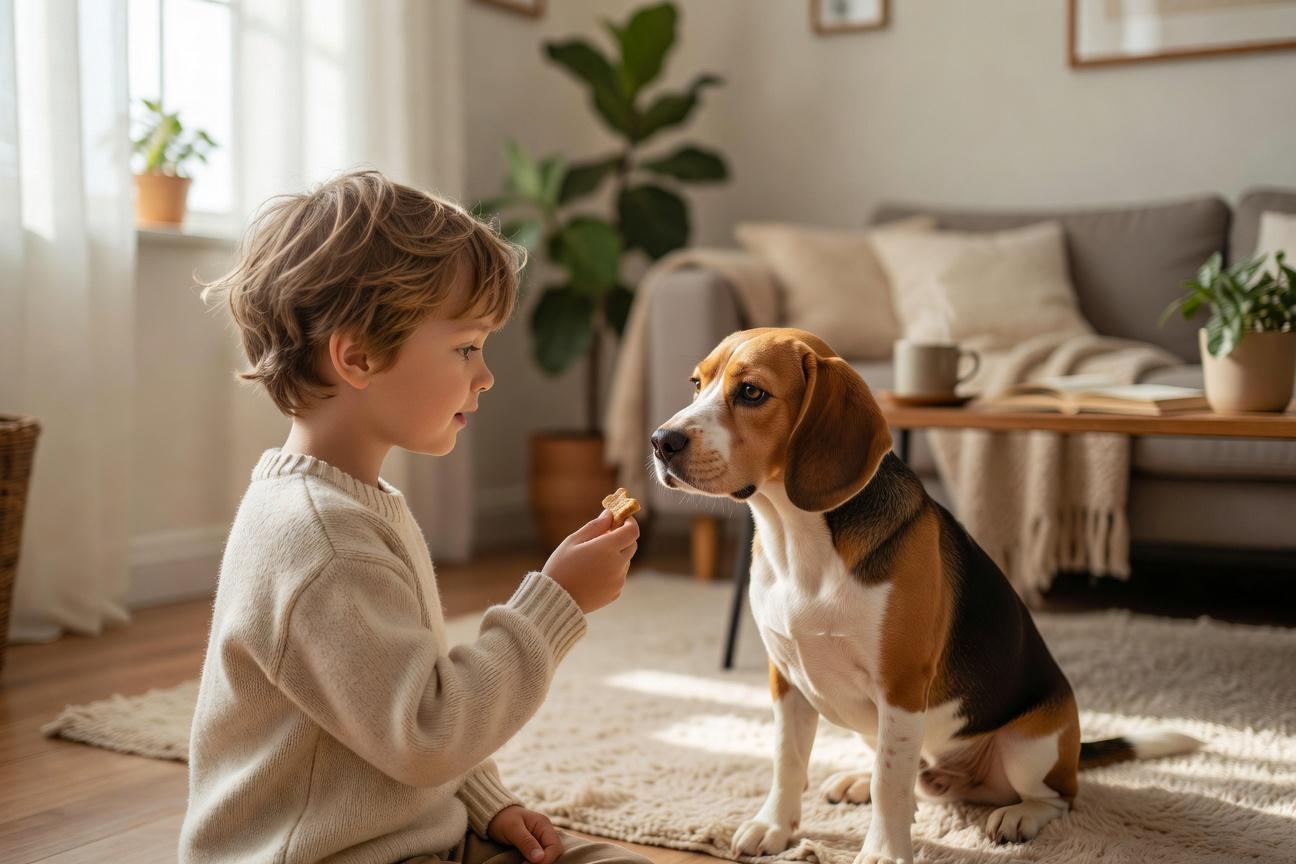 Beagle a dzieci – bezpieczna relacja, wychowanie i opieka