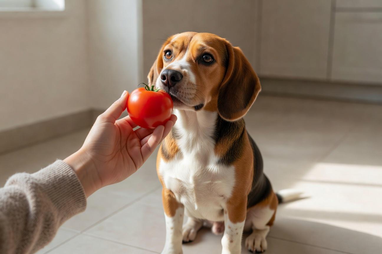 Bezpieczne podawanie pomidor&oacute;w beagle&rsquo;om i psom