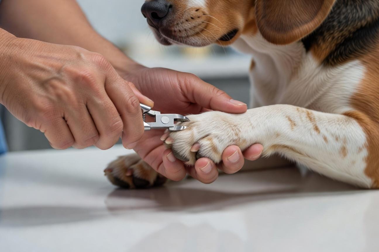 Bezpieczne przycinanie pazur&oacute;w u beagla krok po kroku