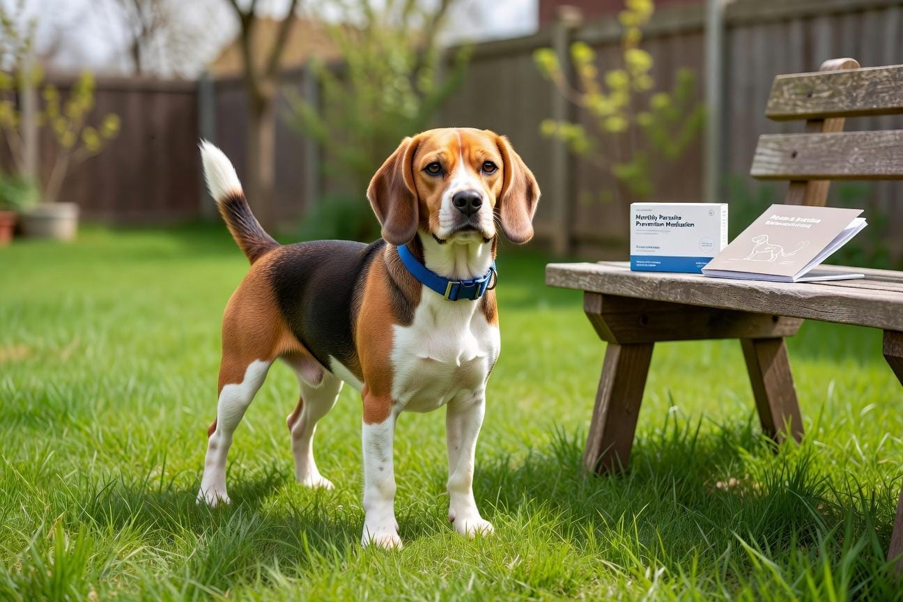 Całoroczna ochrona beagle’a przed pasożytami