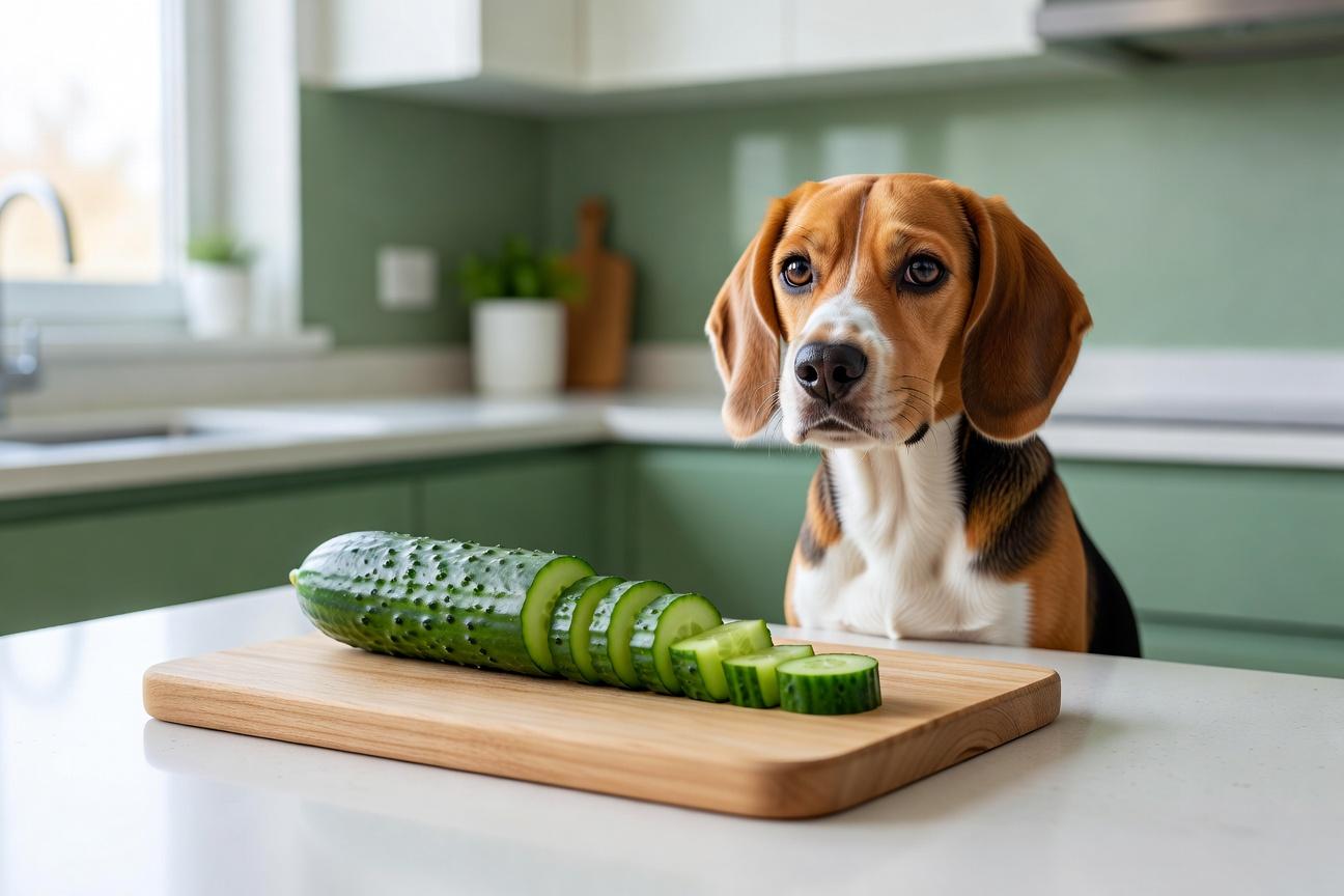 Czy beagle może bezpiecznie jeść świeżego ogórka?
