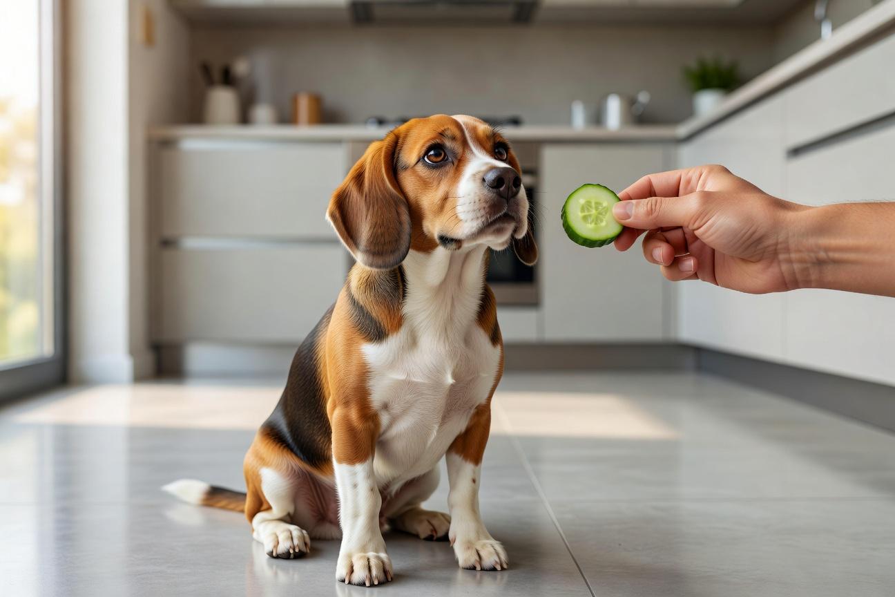 Czy beagle może bezpiecznie jeść świeżego ogórka?