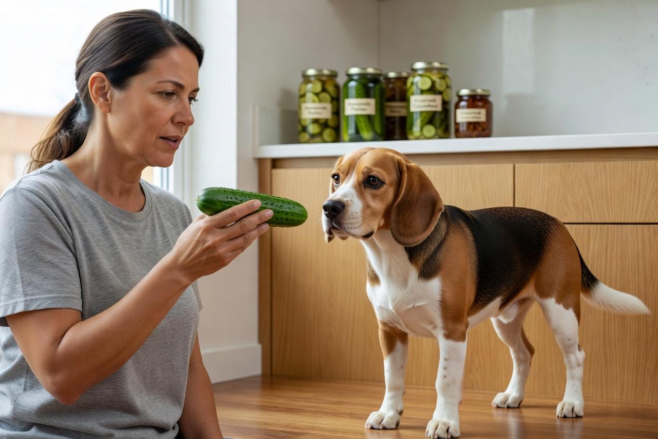 Czy beagle może bezpiecznie jeść świeżego ogórka?