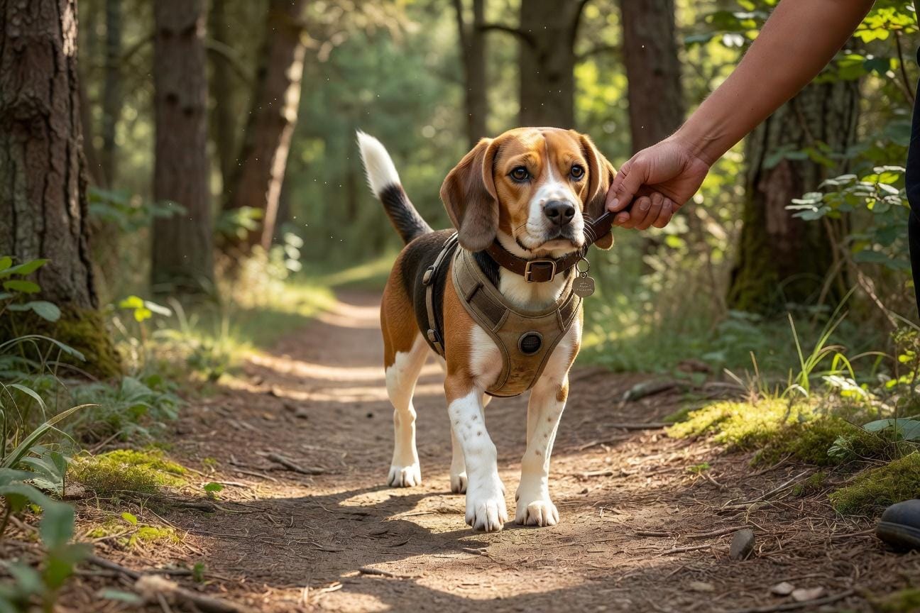 Czy beagle może chodzić bez szelek i kiedy to bezpieczne