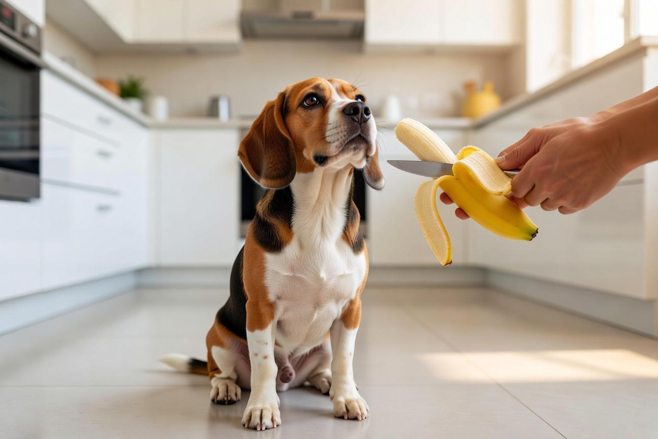 Czy beagle może jeść banany i jak je podawać