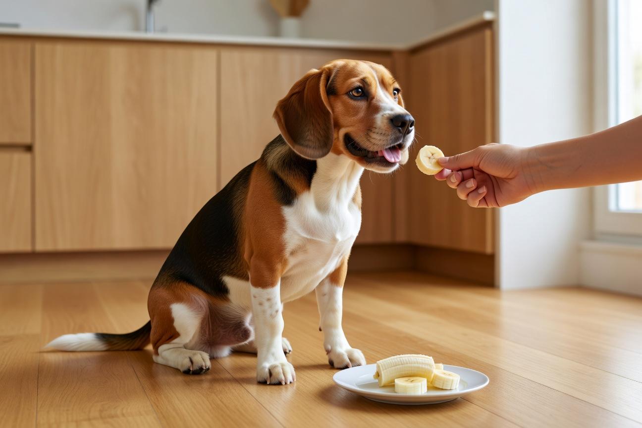 Czy beagle może jeść banany i jak je podawać