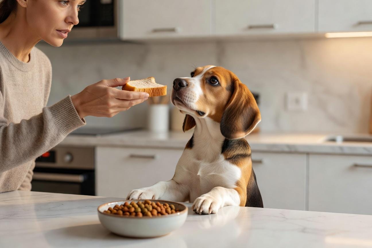 Czy beagle może jeść chleb i jakie są zagrożenia
