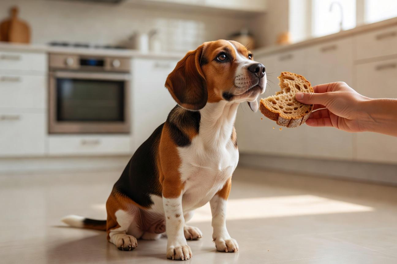 Czy beagle może jeść chleb i jakie są zagrożenia