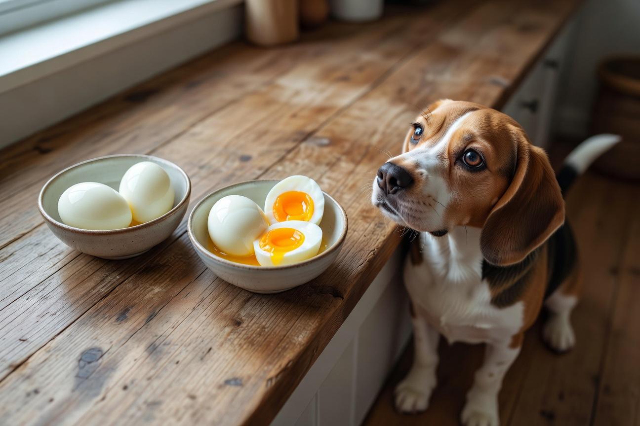 Czy beagle może jeść gotowane jajko i jak je podawać