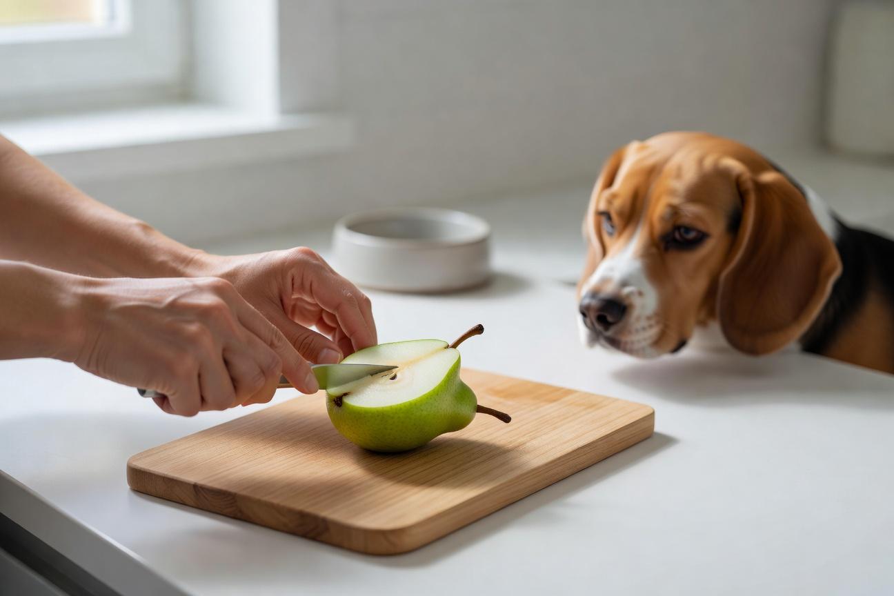 Czy beagle może jeść gruszkę i jak podawać ją bezpiecznie