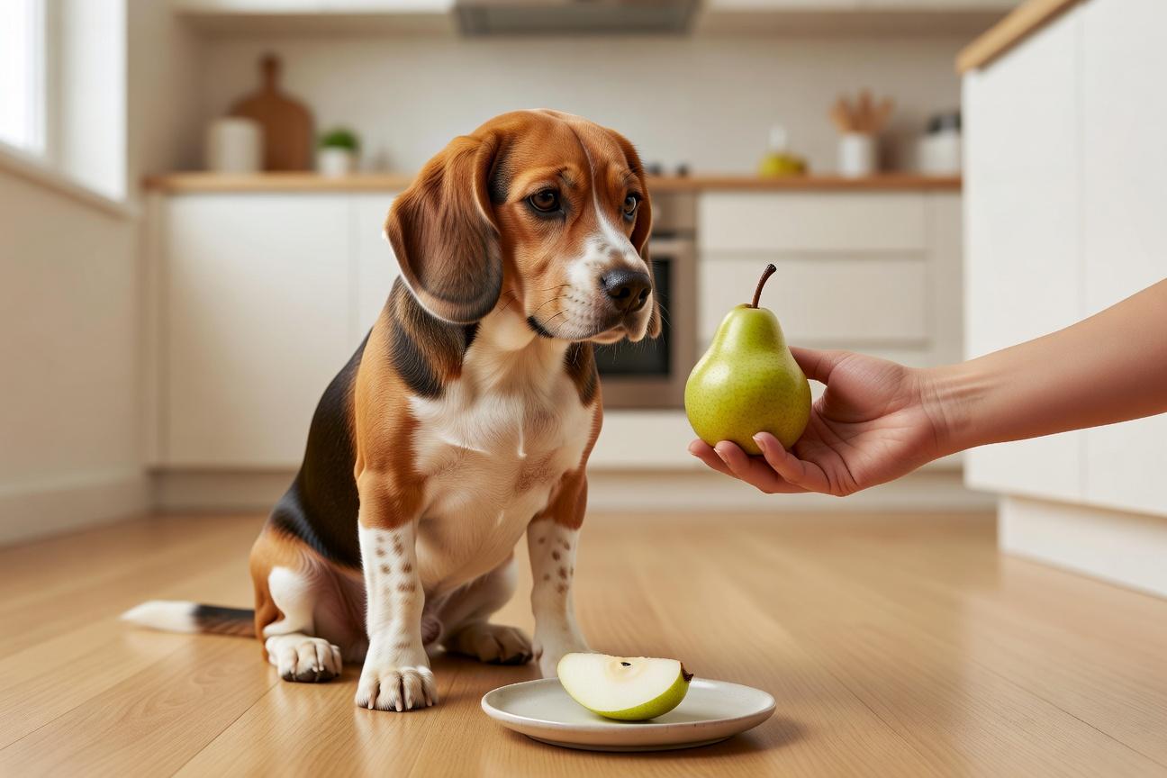 Czy beagle może jeść gruszkę i jak podawać ją bezpiecznie