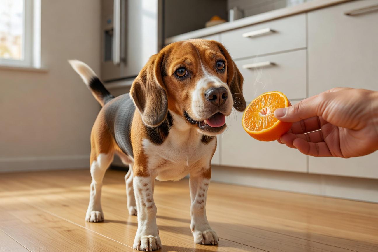 Czy beagle może jeść mandarynkę i jakie są zagrożenia