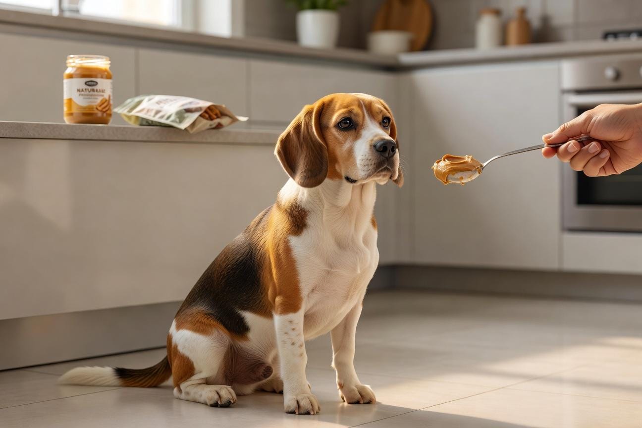 Czy beagle może jeść masło orzechowe bezpiecznie