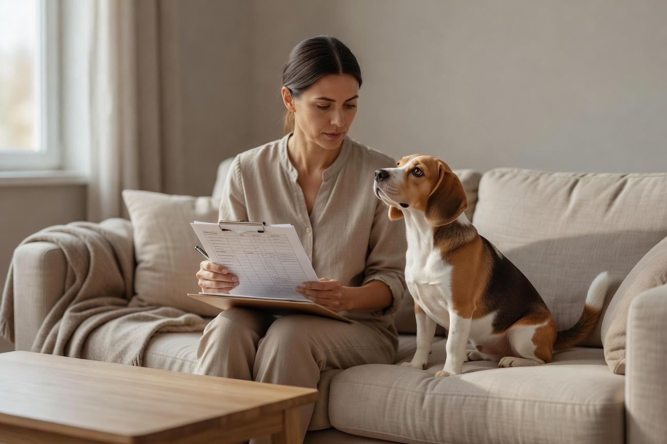 Czy beagle może towarzyszyć właścicielowi w biurze?