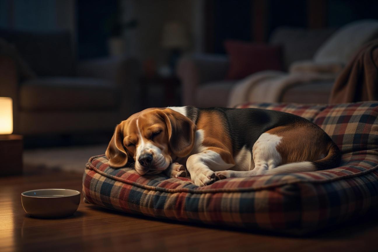 Czy beagle może zostać sam w nocy i jak go przygotować