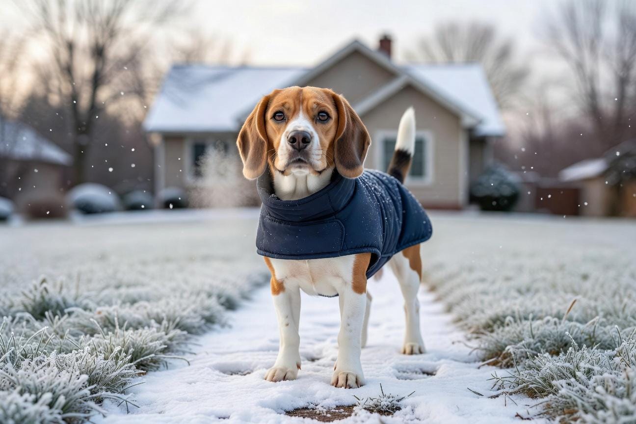 Czy beagle potrzebuje ubranka zimą i kiedy je zakładać