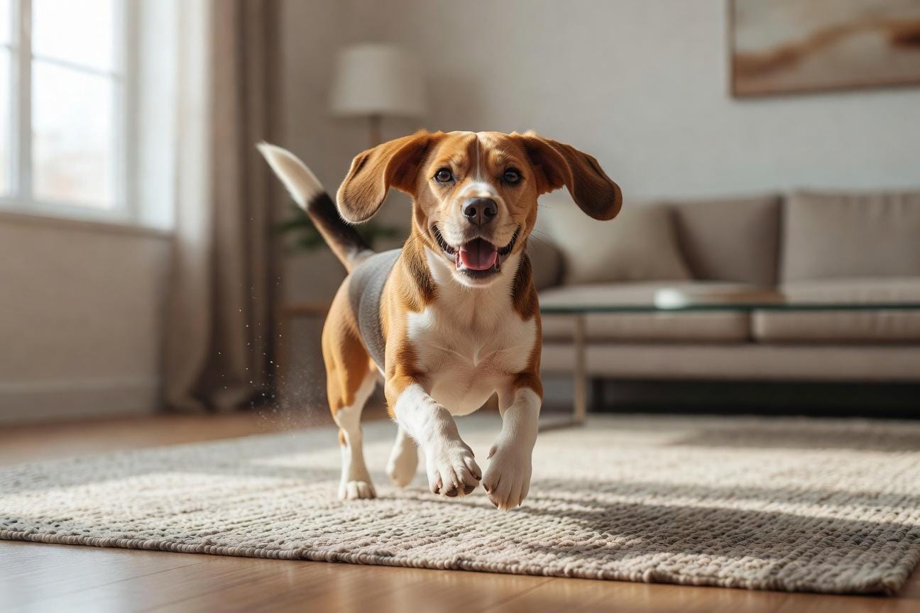 Dlaczego beagle ma nadmiar energii mimo spacerów