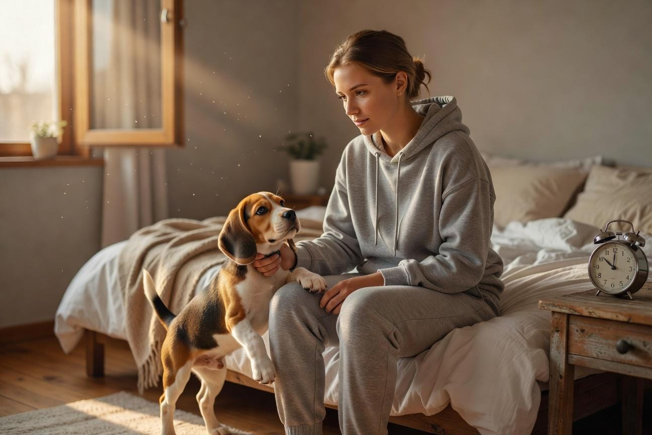 Jak oduczyć beagle’a budzenia domowników o świcie