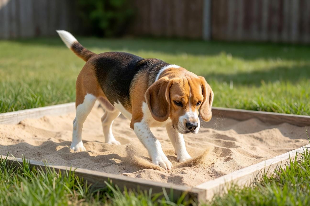 Jak oduczyć beagle’a kopania w ogrodzie skutecznie