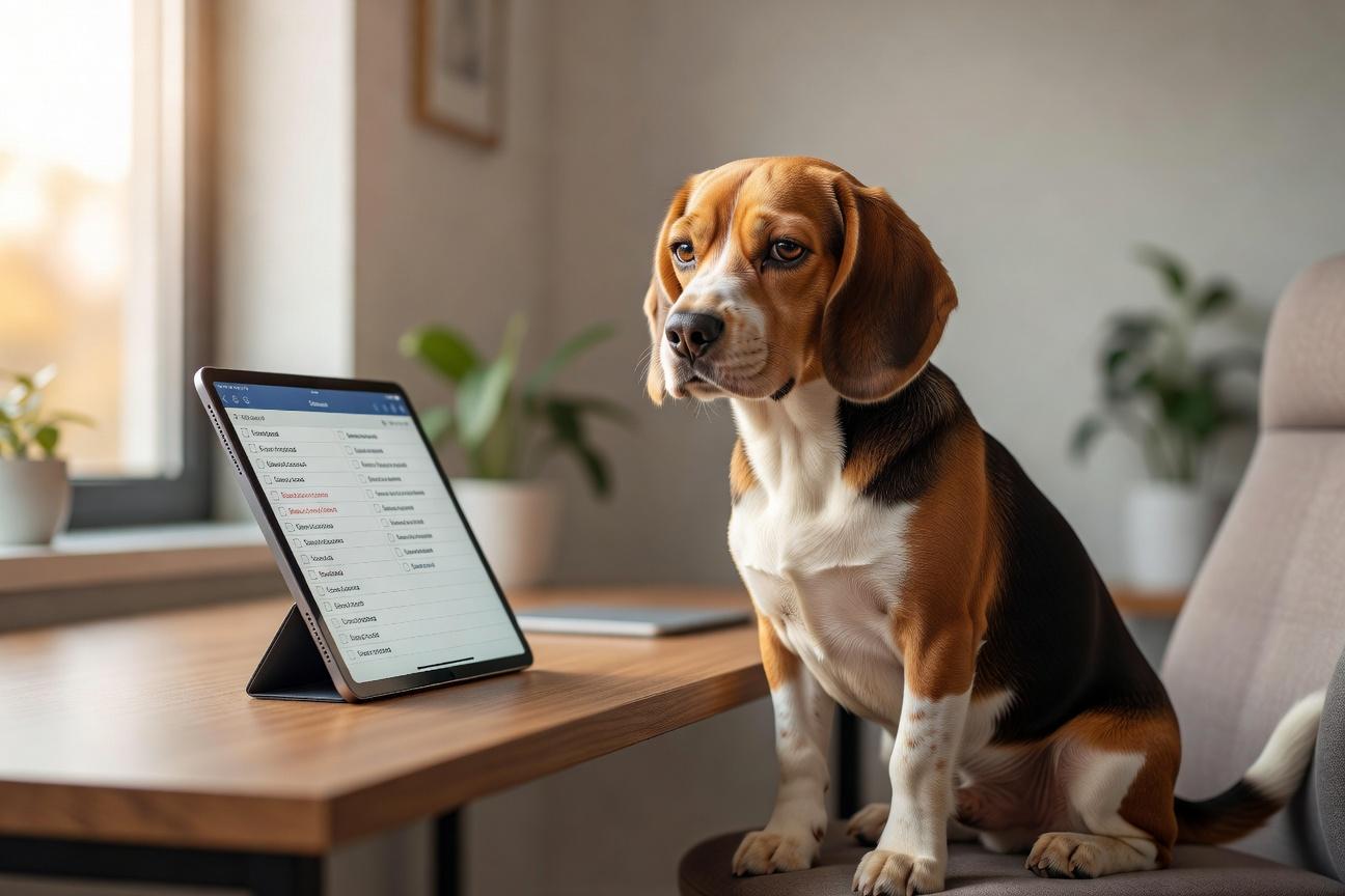 Jak oduczyć beagle’a żebrania przy stole skutecznie