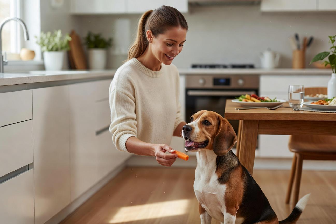 Jak oduczyć beagle’a żebrania przy stole skutecznie