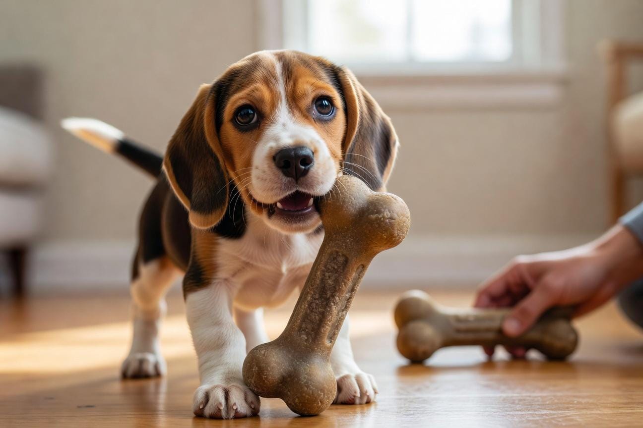Jak oduczyć szczeniaka beagle’a gryzienia wszystkiego