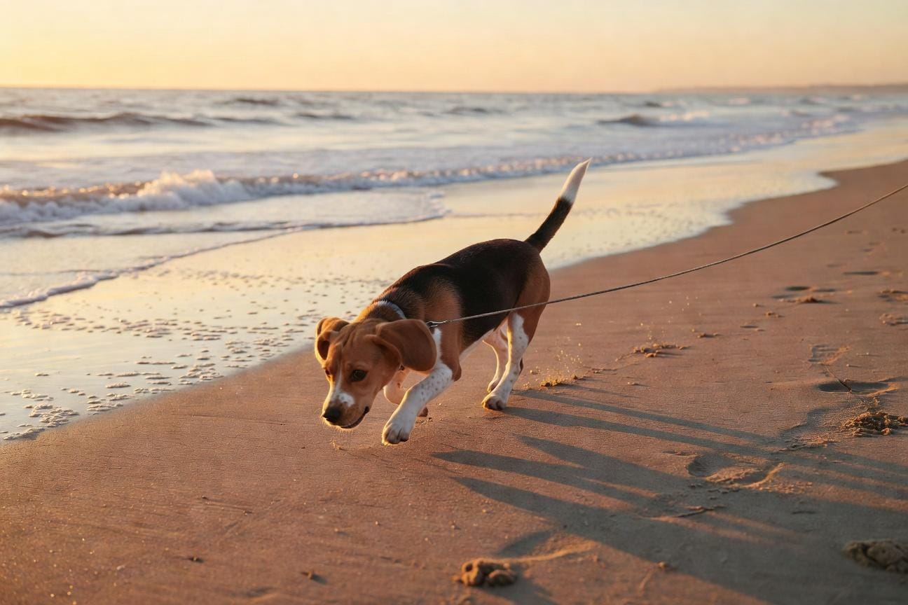 Jak przygotować wyjazd z beagle'em nad morze bezpiecznie