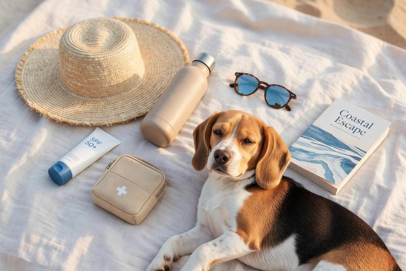 Jak przygotować wyjazd z beagle'em nad morze bezpiecznie