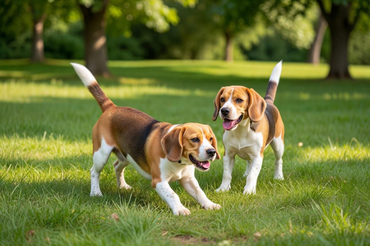 Komunikacja i zachowanie beagle’a wobec innych psów