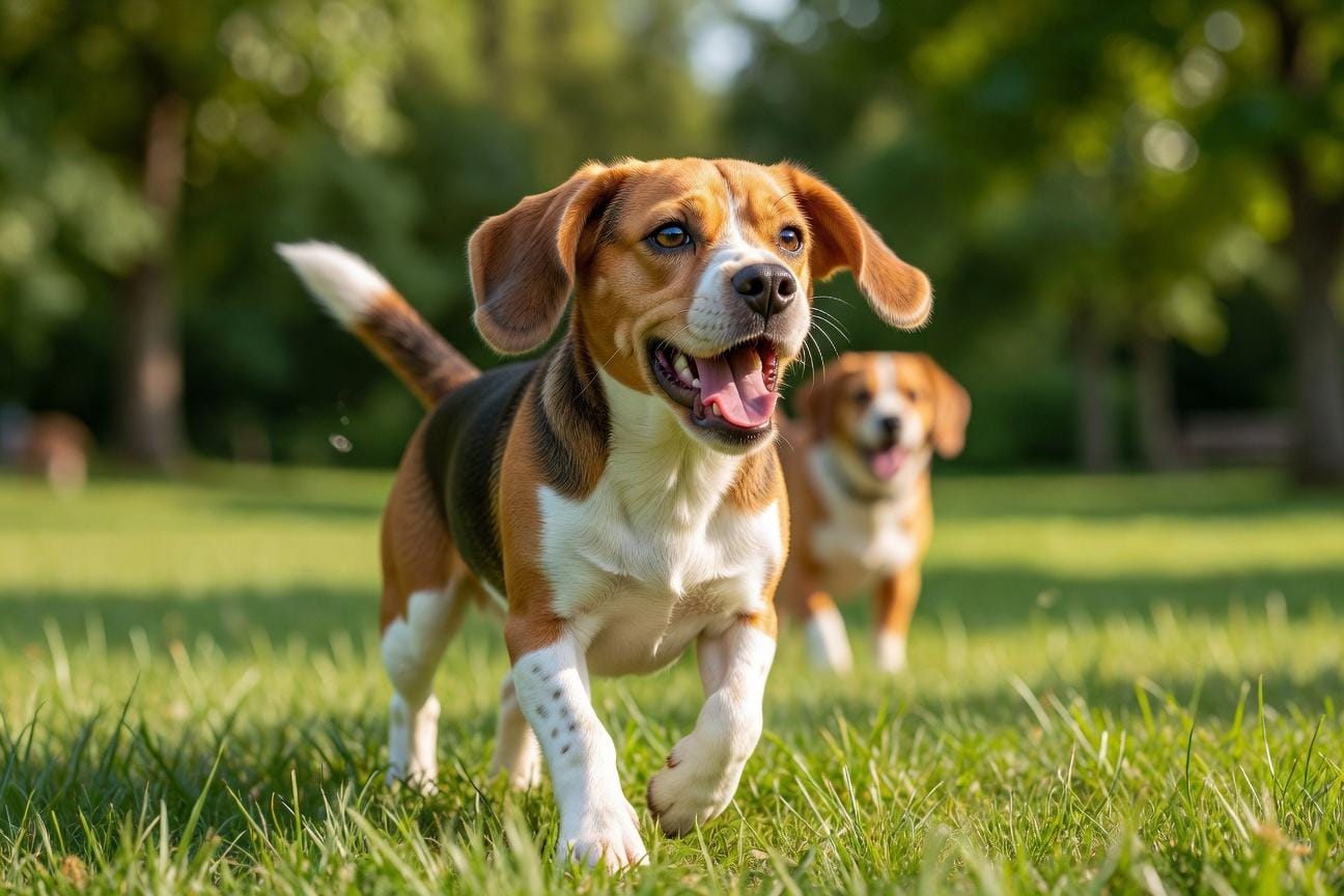 Komunikacja i zachowanie beagle’a wobec innych psów