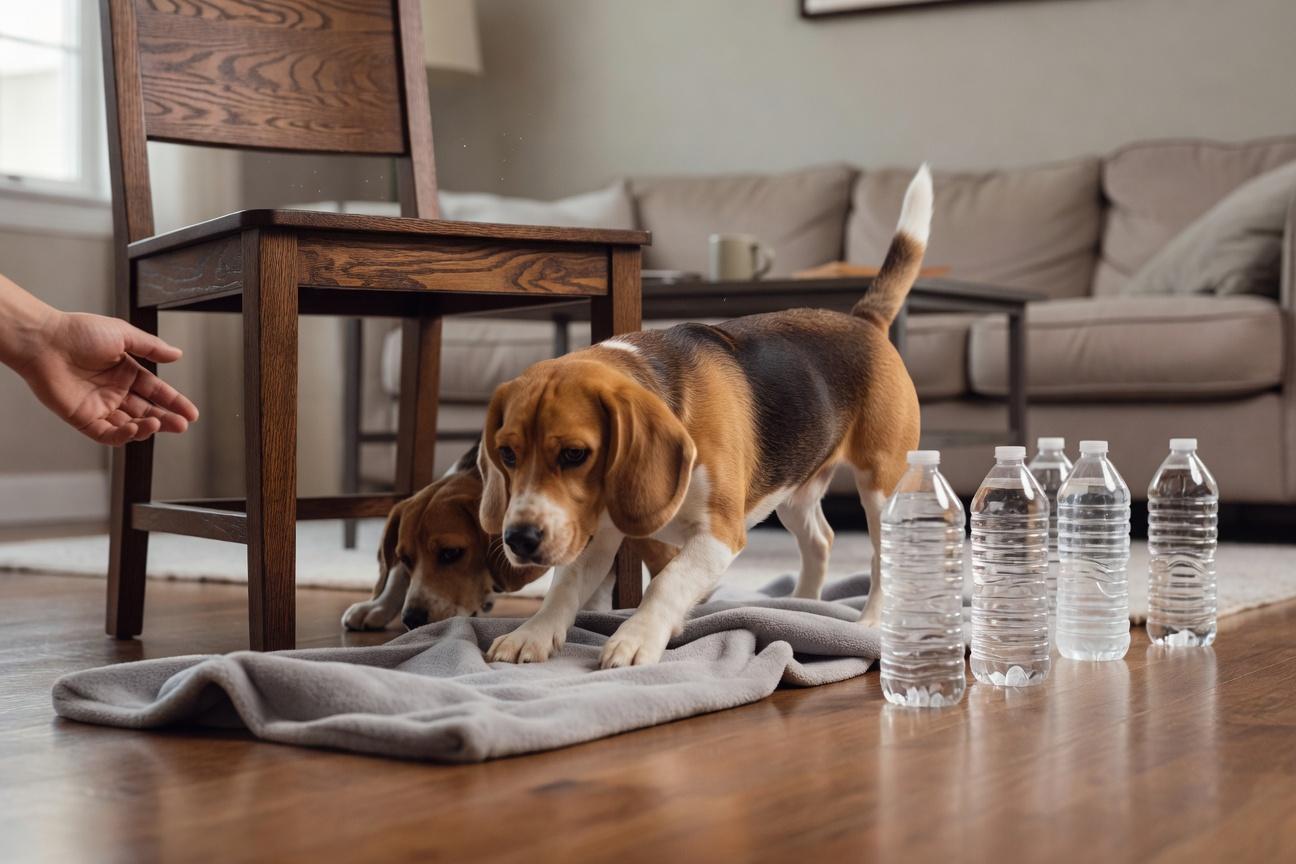Najlepsze zabawy w domu dla beagle w niepogodę