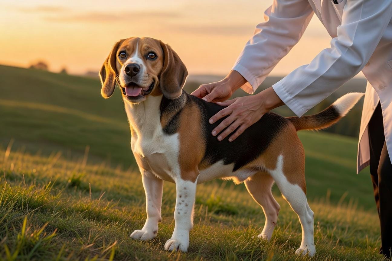 Prawidłowa waga beagle’a i ocena nadwagi u psa