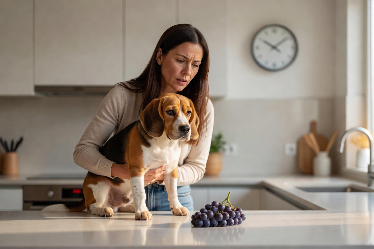 Toksyczność winogron i rodzynek dla beagle’a